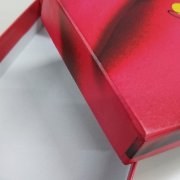 周年記念品の贈答用名刺ケースの箱をデザインから制作。